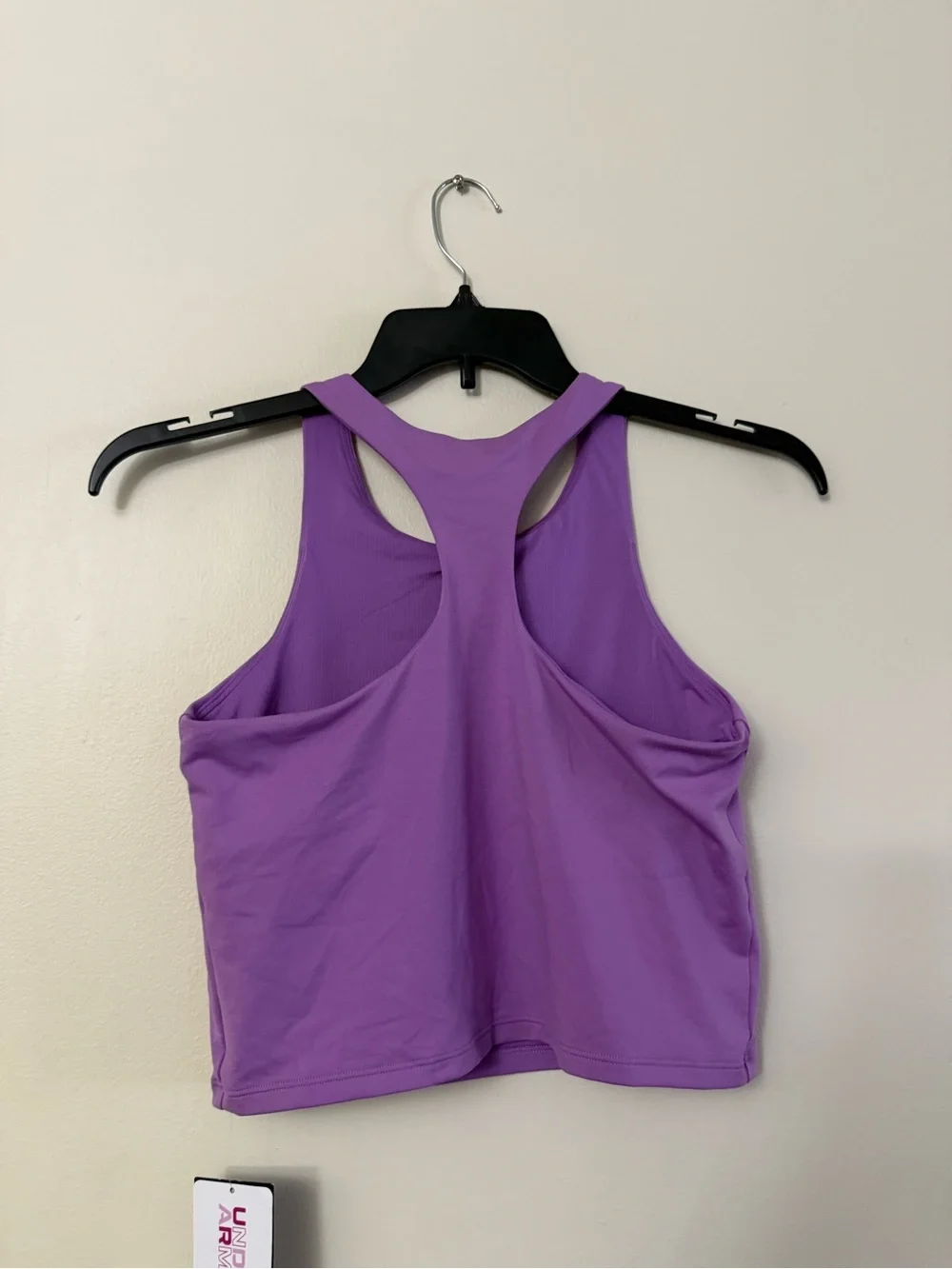 Under Armour Lavender Racerback Crop Tank